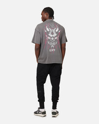 The Anti Order Agma Mock Neck T-Shirt Washed Charcoal