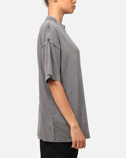 The Anti Order Agma Mock Neck T-Shirt Washed Charcoal