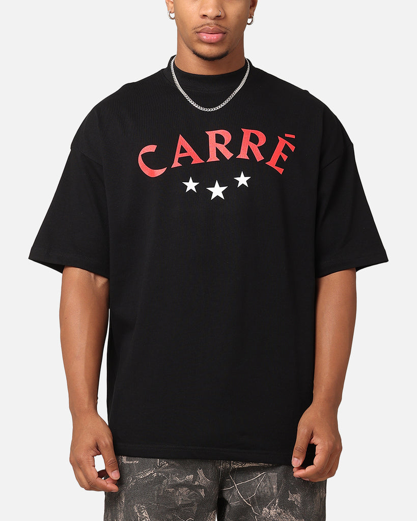 Carre Athletic Prestige Mock Neck T-Shirt Black | Culture Kings