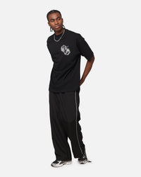 Carre Feeling Lucky Mock Neck T-Shirt Black