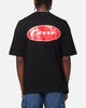 Carre Script Sport Mock Neck T-Shirt Black