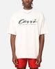 Carre Script Sport Mock Neck T-Shirt Off White