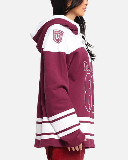 Queensland Rugby League Queensland Maroons Panel Hoodie Maroon