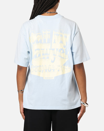 Market Call My Lawyer 3D T-Shirt Light Blue