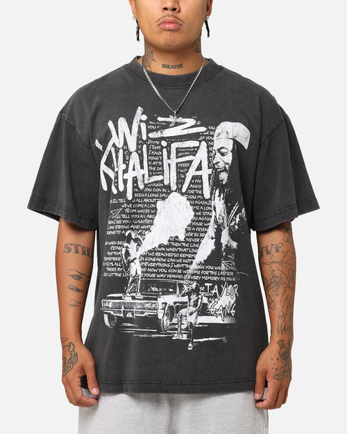 ID Supply Wiz Khalifa Up In Smoke T-Shirt Washed Black