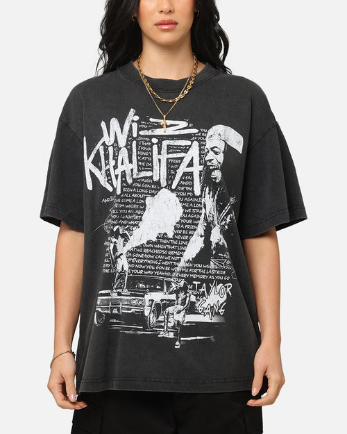 ID Supply Wiz Khalifa Up In Smoke T-Shirt Washed Black