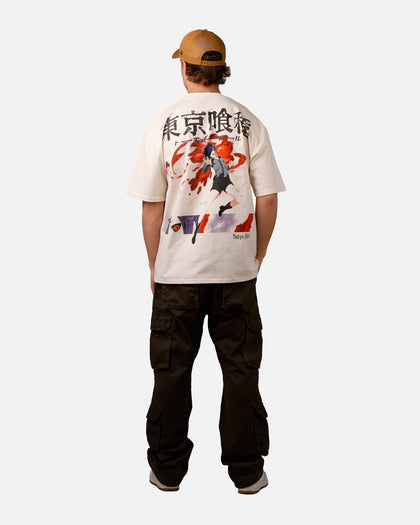 Goat Crew X Tokyo Ghoul Touka Vintage T-Shirt Off White
