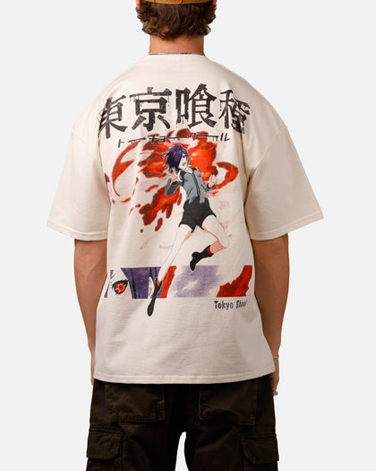 Goat Crew X Tokyo Ghoul Touka Vintage T-Shirt Off White