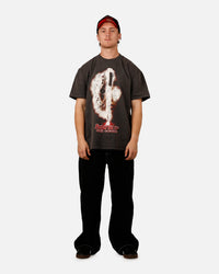 American Thrift X Friday The 13th Part VII 'Horror Classics' The New Blood Heavy T-Shirt Black Wash