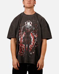 American Thrift X IT 'Horror Classics' The Dead Lights Heavyweight T-Shirt Black Wash