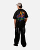 Culture Kings Chicago Blackhawks Vintage T-Shirt Black Acidwash