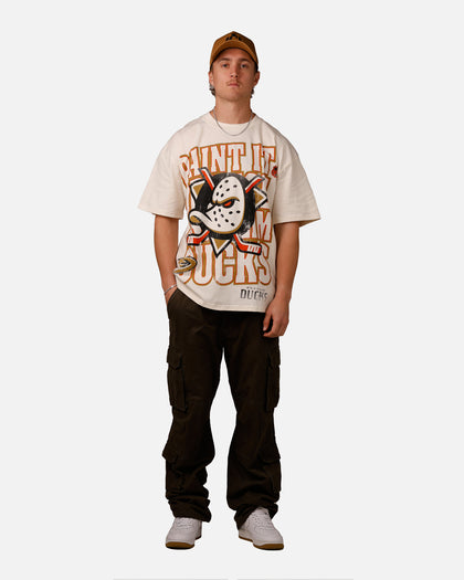 Culture Kings Anaheim Ducks Lets Go Ducks Vintage T-Shirt Off White