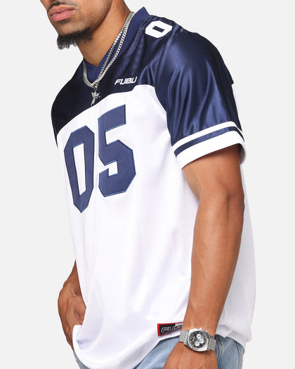 Fubu Football Jersey White/Navy