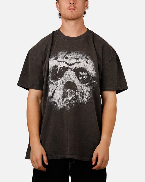 American Thrift X Friday The 13th 'Horror Classics' 13th Classic Heavy T-Shirt Black Wash
