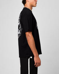 Ed Hardy Double Horns T-Shirt Black