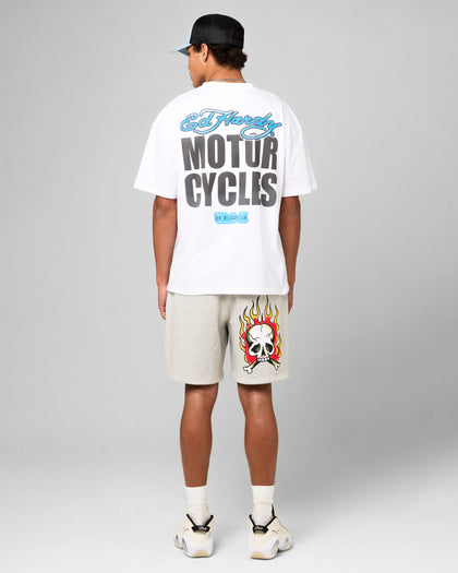 Ed Hardy Motor Club T-Shirt White