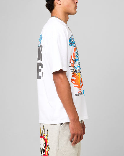 Ed Hardy Motor Club T-Shirt White