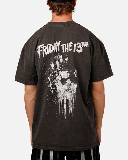American Thrift X Friday The 13th 'Horror Classics' 13th Classic Heavyweight T-Shirt Black Wash