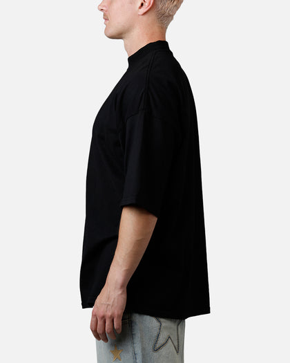 Culture Kings Everyday Mock Neck T-Shirt Black