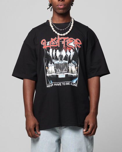 Loiter Always And Forever T-Shirt Black