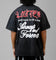 Loiter Always And Forever T-Shirt Black Acidwash