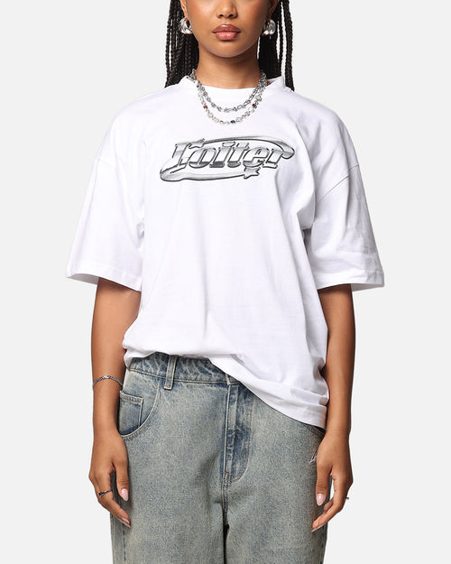 Loiter Chrome Logo T-Shirt White