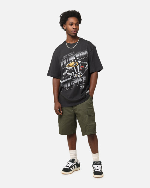 Mitchell & Ness Collingwood Magpies Mascot Character T-Shirt Faded Black