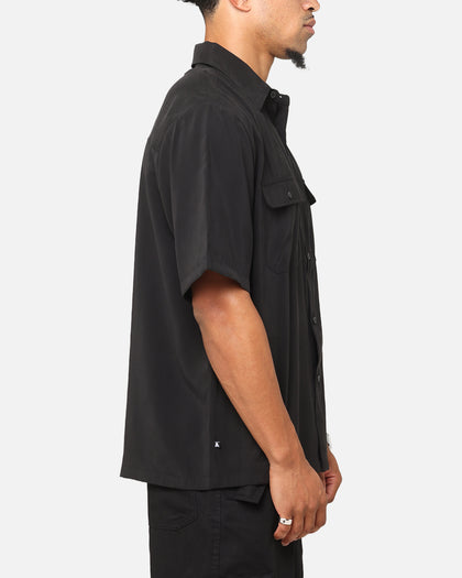 Saint Morta Cargo Button Up Shirt Black
