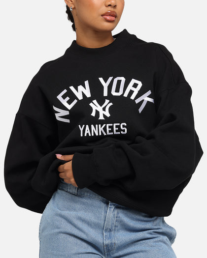 Majestic Athletic New York Yankees Arch Boxy Crewneck Black