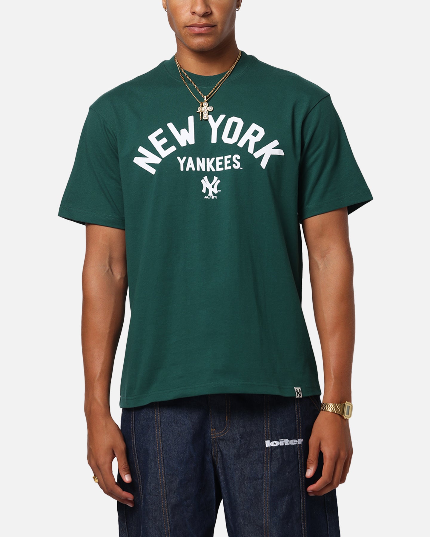 Majestic Athletic New York Yankees Arch Vintage T-Shirt Emerald
