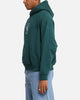 Majestic Athletic New York Yankees Mid Crest Boxy Hoodie Emerald