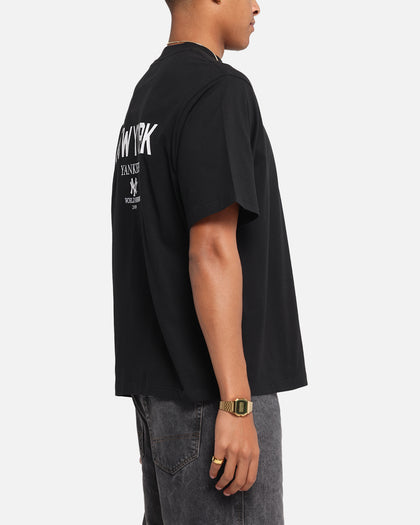 Majestic Athletic New York Yankees Script Boxy T-Shirt Black