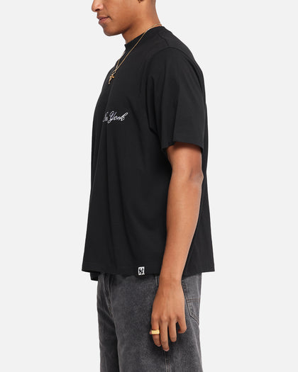 Majestic Athletic New York Yankees Script Boxy T-Shirt Black