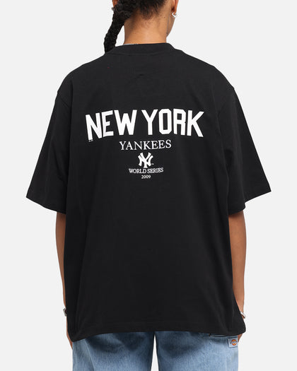 Majestic Athletic New York Yankees Script Boxy T-Shirt Black