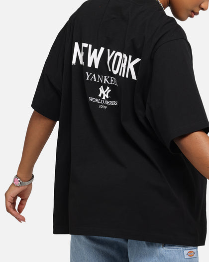 Majestic Athletic New York Yankees Script Boxy T-Shirt Black