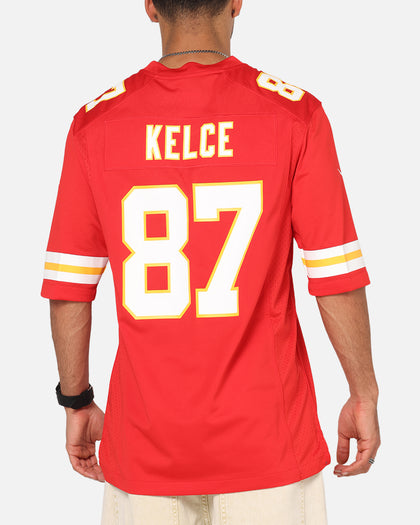 Nike Kansas City Chiefs Travis Kelce #87 Home Game NFL Jersey University Red
