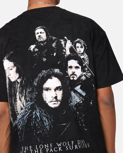 Goat Crew X Game Of Thrones Jon Snow Heavy T-Shirt Black