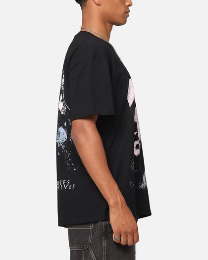 Goat Crew X Game Of Thrones Jon Snow Vintage T-Shirt Black Acidwash