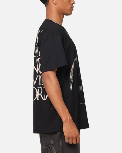 Goat Crew X Game Of Thrones Ned Stark Vintage T-Shirt Black Acidwash