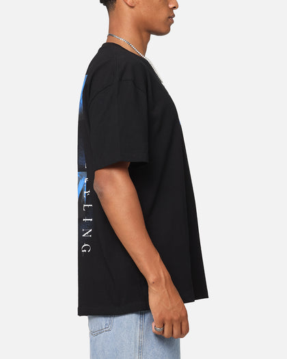 Goat Crew X Solo Leveling Statue Of God Heavy T-Shirt Black