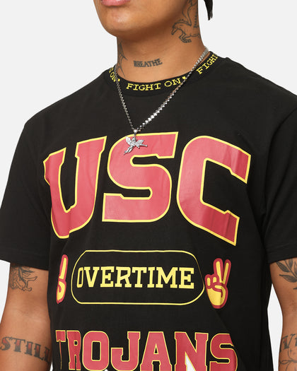 Overtime USC Trojans Fight On T-Shirt Black