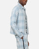 XXIII Plaid Long Sleeve Overshirt Blue