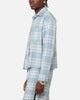 XXIII Plaid Long Sleeve Overshirt Blue