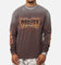 Pantera Pantera Vintage Long Sleeve T-Shirt Dark Brown