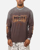Pantera Pantera Vintage Long Sleeve T-Shirt Dark Brown