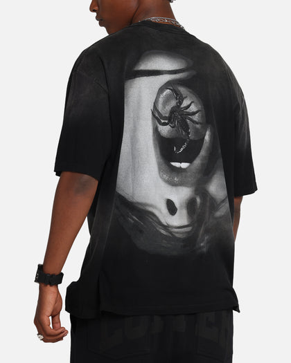 Scorpions Scorpions Blacked Out T-Shirt Washed Black
