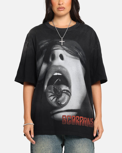 Scorpions Scorpions Blacked Out T-Shirt Washed Black