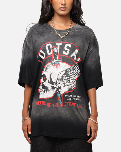 Queens Of The Stone Age Stone Age Vintage T-Shirt Washed Black