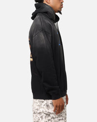 Tupac Super Fade Hoodie Washed Black