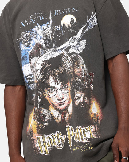 Goat Crew X Harry Potter Sorcerer's Stone Heavy T-Shirt Black Wash